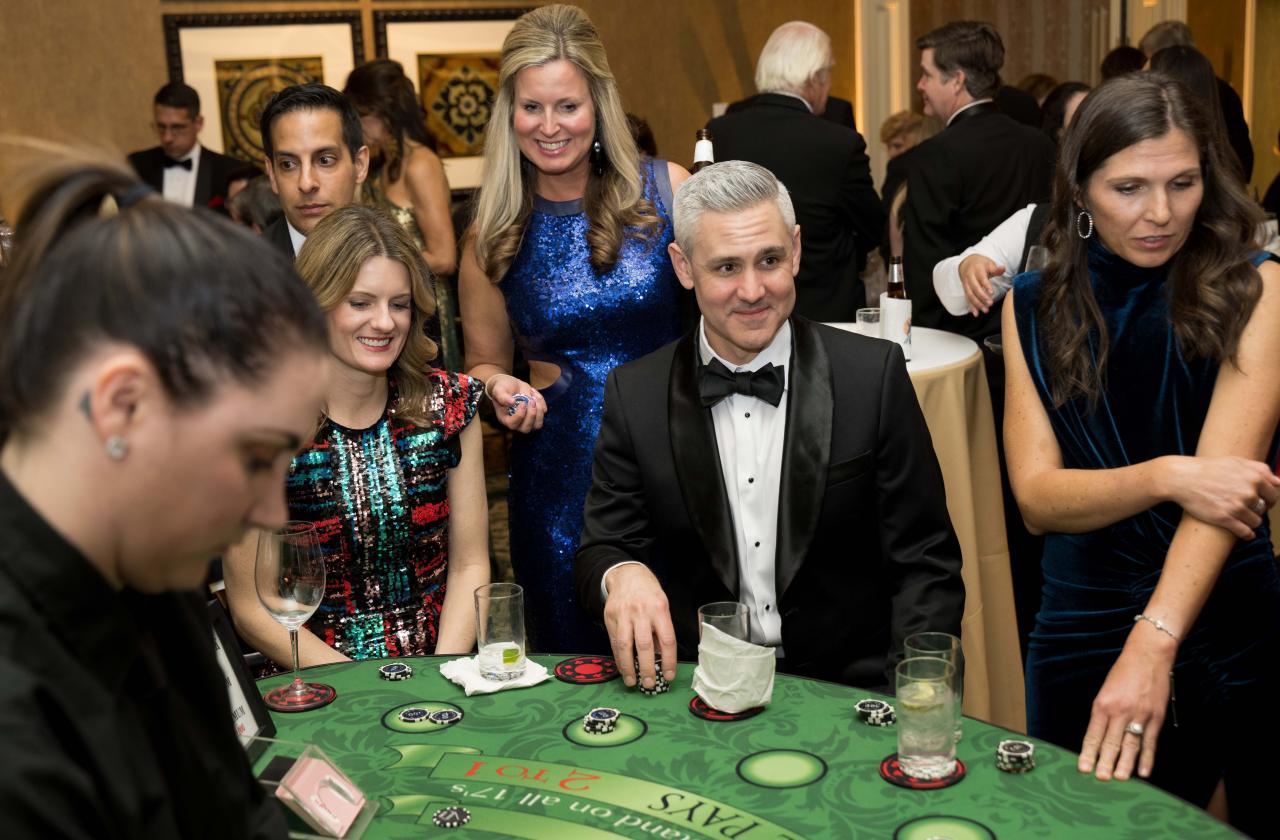 Casino games at the Cliburn Gala